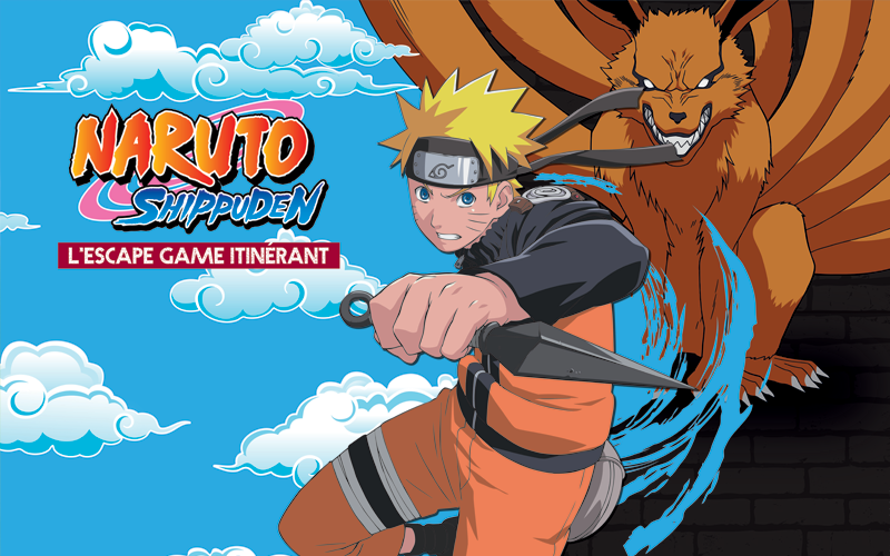 Visuel officiel Naruto Escape, escape game itinérant