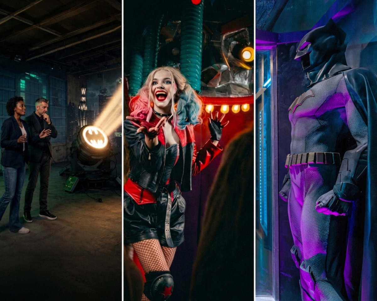 Les trois univers immersifs de Batman Escape : Joker, Batcave, Commissariat